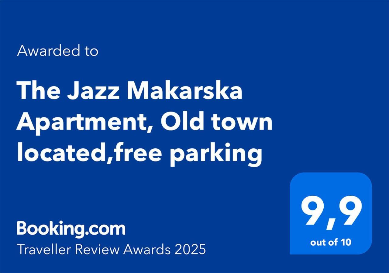 The Jazz Makarska Apartment, Old Town Located,Free Parking Esterno foto